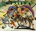 Corrida de toros 5 1934 cubismo Pablo Picasso